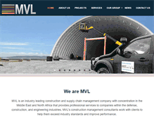 Tablet Screenshot of mvl-group.com